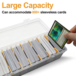 800+ Trading Card Storage Box Clear Organizer Case MTG PTCG Sports Cards - Image 5