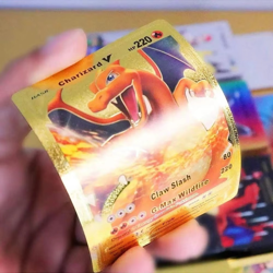 30-165PCS Gold Pokemon Cards Vmax Vstar GX Pikachu Charizard Set Box UK - Image 4