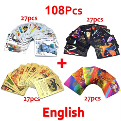 30-165PCS Gold Pokemon Cards Vmax Vstar GX Pikachu Charizard Set Box UK - Image 5