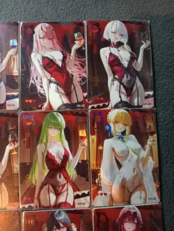KR 9 CARDS FULL SET FEMME FATALE 2 GODDESS STORY WAIFU ANIME CARD - Image 3