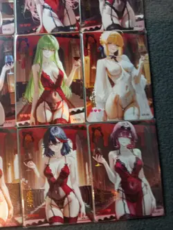 KR 9 CARDS FULL SET FEMME FATALE 2 GODDESS STORY WAIFU ANIME CARD - Image 4
