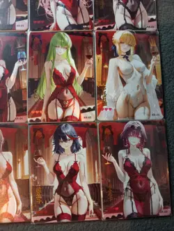 KR 9 CARDS FULL SET FEMME FATALE 2 GODDESS STORY WAIFU ANIME CARD - Image 5