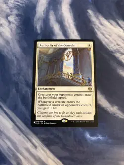 MTG Authority of the Consuls the List Reprints, Regular Rare Card NM - Image 1