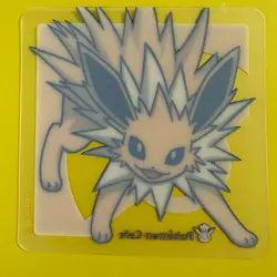 Jolteon Pokemon Cafe Plastic Coaster Card Limited Novelty Japanese - Image 4