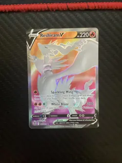 Reshiram V - 172/195 - Pokemon Silver Tempest Sword & Shield Full Art Card NM - Image 1