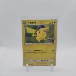 Pikachu 028/078 Holo Rare Sword & Shield Pokemon Go Pokemon Card - Image 1