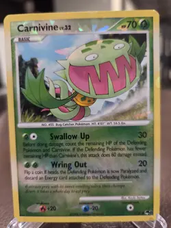 Carnivine - 7/17 - Pokemon Pop Series 8 Holo Card LP - Image 1