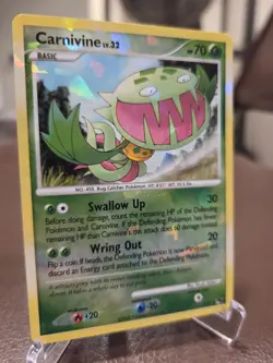 Carnivine - 7/17 - Pokemon Pop Series 8 Holo Card LP - Image 2