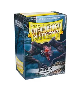 Dragon Shield Matte Card Sleeves 100 Ct Standard Size Black Blue, or Crimson MTG - Image 3