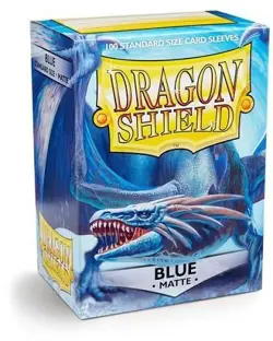 Dragon Shield Matte Card Sleeves 100 Ct Standard Size Black Blue, or Crimson MTG - Image 4