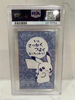 PSA 9 2016 P.M. Jpn XY Promo Poncho-Wear Pikachu MC Business Card-Charizard Y - Image 2