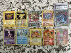 Pokemon Card Lot CGC 8.5 Mega Charizard Ancient Mew Reverse Holo Charizard - Image 1