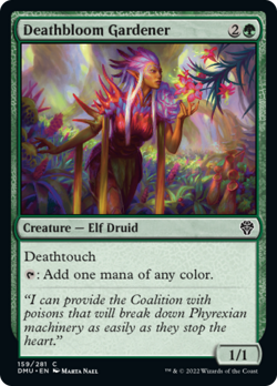 x1 Deathbloom Gardener DMU MTG 159/281 COMMON M/NM 1x - Image 1