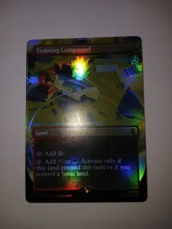 Training Compound (Borderless) Marvel Super Heroes Foil MTG - Image 1