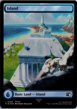 Island (0299) 299 Land FINAL FANTASY Magic: The Gathering Foil Near Mint - Image 1