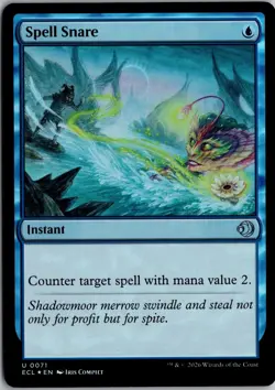 Spell Snare 71 Uncommon Lorwyn Eclipsed Magic: The Gathering Foil Near Mint - Image 1