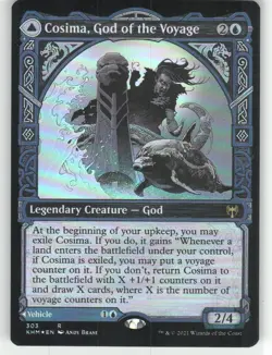 Cosima, God of the Voyage (Showcase) Foil R Kaldheim 303 NM - Image 2