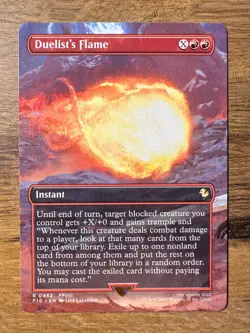 Magic MTG Final Fantasy Duelist's Flame #452 *NON-FOIL* Borderless Rare - Image 1