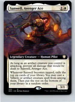 Magic the Gathering Sanwell Avenger Ace Extended Art Commander Brothers' War MTG - Image 1