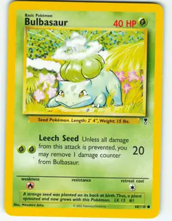 Bulbasaur - 68/110 Legendary Collection - Pokemon TCG - 2002 - Image 1