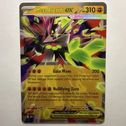 JUMBO Pokemon Mega Zygarde EX 071 Full Art Lenticular Holo Promo - JUMBO - Image 1