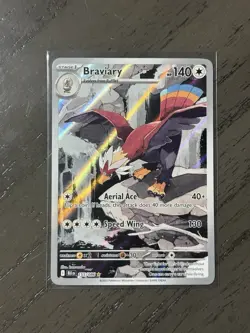Pokemon TCG Braviary 155/086 Illustration Rare Black Bolt - Image 1