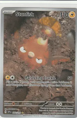 Pokemon TCG Pokemon Stunfisk Stunfisk Holo (SSP) 202/191 Near Mint NM - Image 1