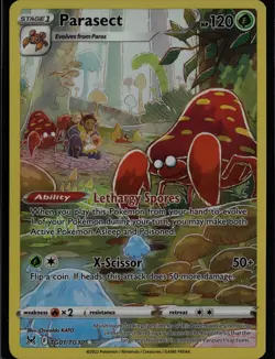 Parasect TG01/TG30 Holo Lost Origin Trainer Gallery Pokemon NM - Image 1