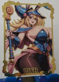 Dark Magician Girl Limited Gold Metal Card MXR Goddess Story Waifu Anime #82/100 - Image 1
