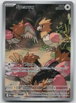 Spearow 151/132 Illustration Rare Mega Evolution Pokemon Holo Near Mint - Image 1