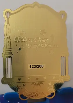 Taihou Azur Lane LSP Goddess Story Limited GOLD METAL CARD Waifu #123/200 - Image 3