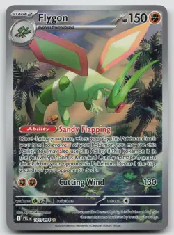 Flygon 101/094 Illustration Rare Phantasmal Flames Pokemon Holo Near Mint - Image 1