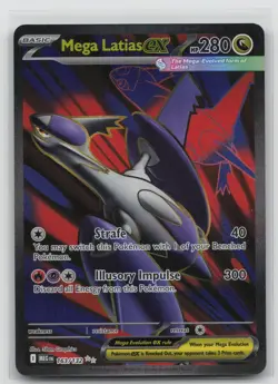 Mega Latias ex 163/132 Ultra Rare Mega Evolution Pokemon Near Mint - Image 1