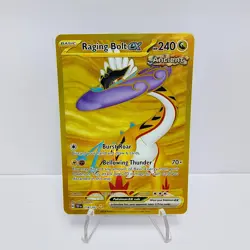 Raging Bolt EX 218/162 Temporal Forces Hyper Rare Gold Full Art Pokemon - Image 1