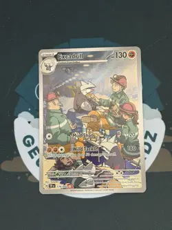 Pokemon TCG Excadrill 174/162 Illustration Rare Temporal Forces NM- LP + - Image 1
