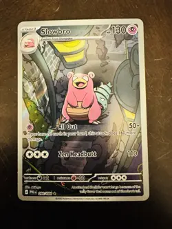 2026 Slowbro 90/84 Illustration Rare Pokemon Pitch Black - Image 1
