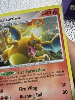 Charizard 1/99 Arceus Pokemon LP Holo Swirled - Image 2