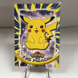 Pokemon TV Animation Edition Pikachu Series 1 Topps Blue Logo 1st Edition - Image 1