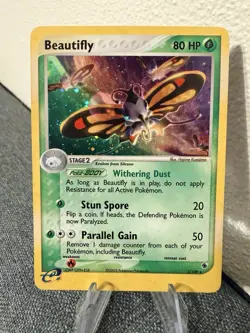 LP/MP Beautifly 2/109 Ruby & Sapphire 2003 English Holo *SWIRL* e reader - Image 1