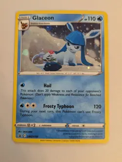 Glaceon SWSH192 Holo Promo Sword & Shield Promo NM - Image 1