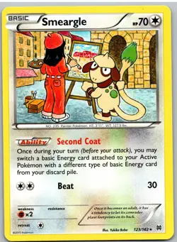 Smeargle 123/162 Rare BREAKthrough Pokemon - Image 1