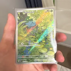 The Pokemon Company Pokemon TCG Bulbasaur Full Art Holo IR 166/165 SV151 - Image 1
