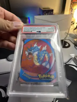 2004 Pokemon Advanced Action Card Gyarados Magikarp Psa 8 Lenticular #20 RARE - Image 2