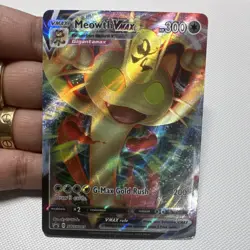 The Pokemon Company Pokemon TCG Meowth VMAX SWSH005 SWSH Promo Holo 300 HP - Image 1