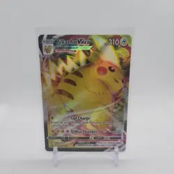 Pokemon TCG Pikachu VMax SWSH286 Black Star Promo LP - Image 1