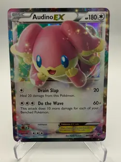 Pokemon - Audino EX - 84/124 - Fates Collide - LP - Image 1