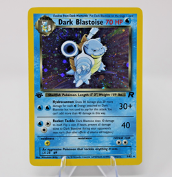 🔥 Dark Blastoise Holo w/ Swirl 3/82 1st Edition Team Rocket NM Pokemon TCG 🔥 - Image 1
