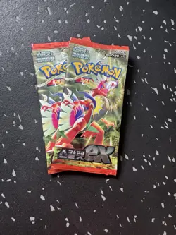 2x Korean Pokemon Scarlet ex sv1S Sealed Booster Packs - Image 1