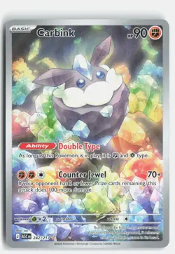 Carbink [ASC - 242/217] Illustration Rare Holofoil NM ME: Ascended Heroes - Image 1