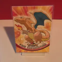 Topps Pokemon TCG Charizard 06 Pokemon Topps Series 1 TV Animation Fire Regular - Image 1
